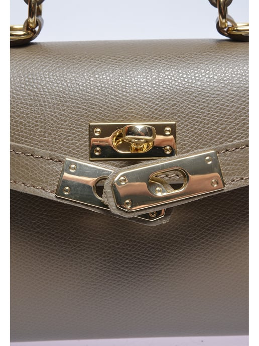 Isabella Rhea Beige Cowhide Leather Bag - Image 3