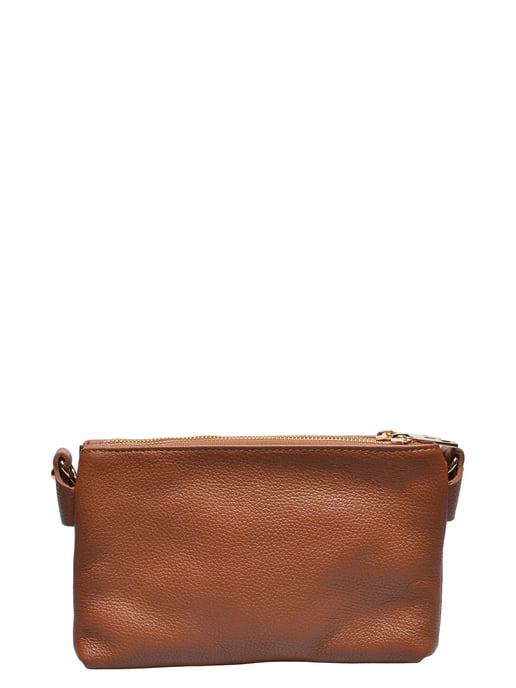 Luisa Vannini COGNAC Rundleer Tas - Image 1