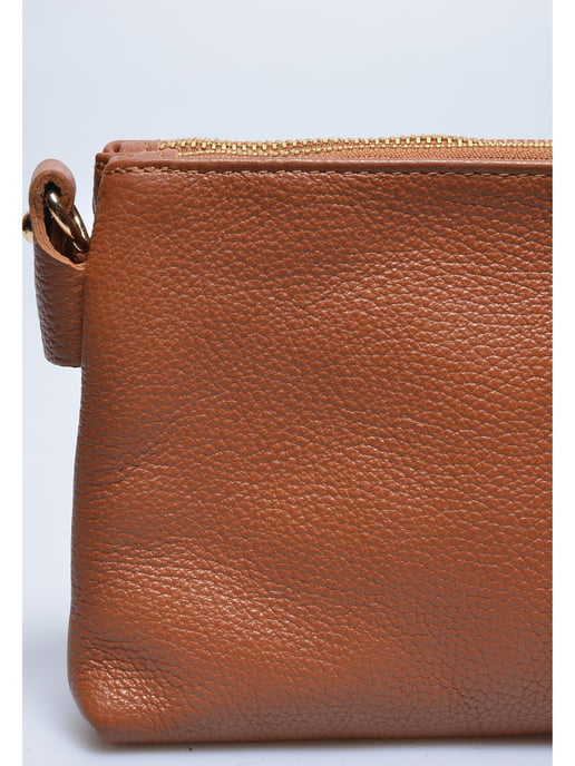 Luisa Vannini COGNAC Rundleer Tas - Image 3