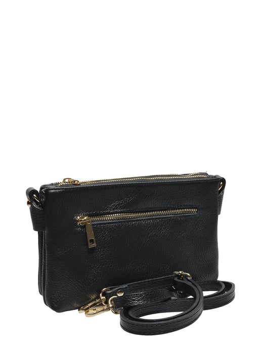 Luisa Vannini ZWART Rundleer Tas - Image 2