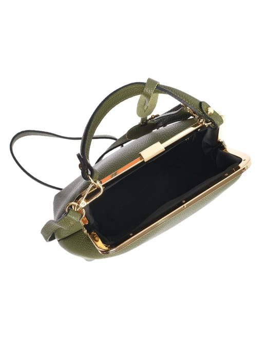 Roberta M Groen Rundleer Tas - Image 3