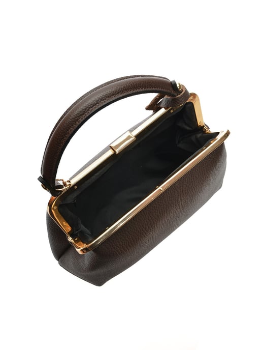 Roberta M Bordeauxrood Rundleer Tas - Image 4