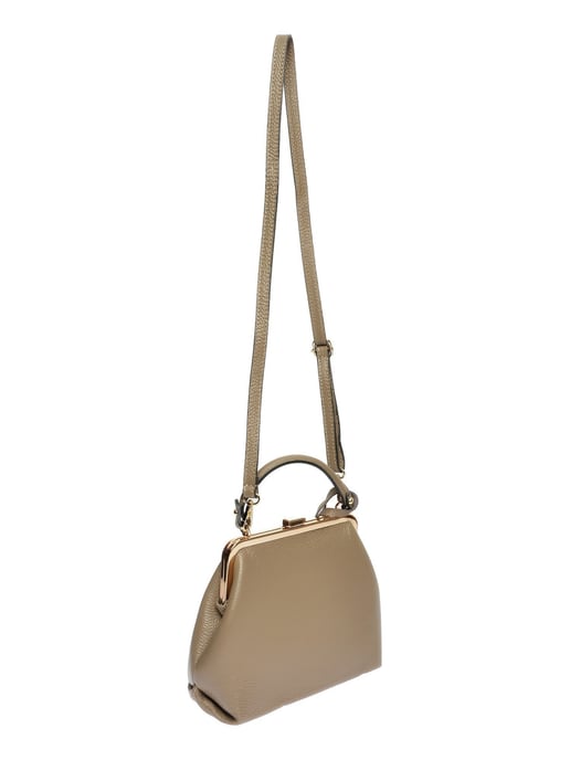 Roberta M Beige Rundleer Tas - Image 2