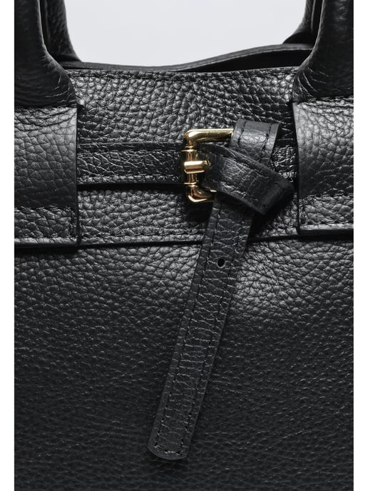 Luisa Vannini ZWART Rundleer Tas - Image 3