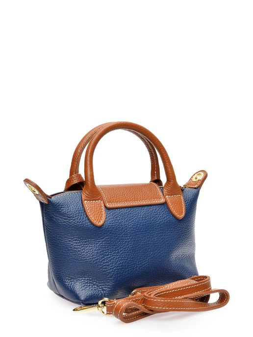 Roberta M Blue Cowhide Leather Bag - Image 2