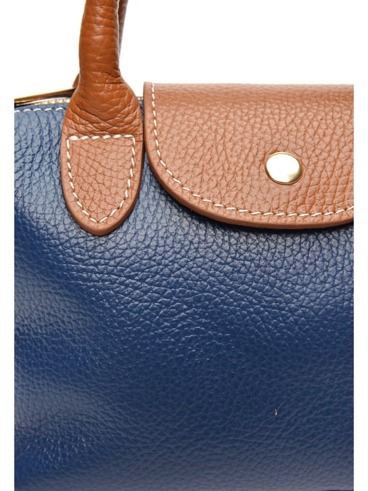 Roberta M Blue Cowhide Leather Bag - Image 3