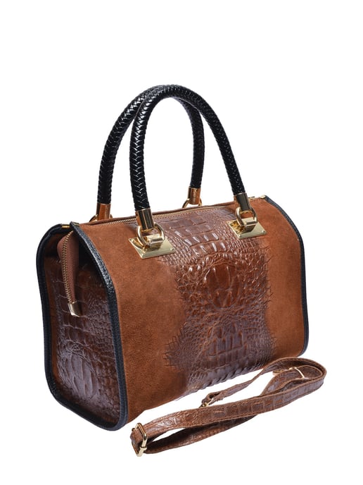 Isabella Rhea Chestnut Cowhide Leather Bag - Image 2