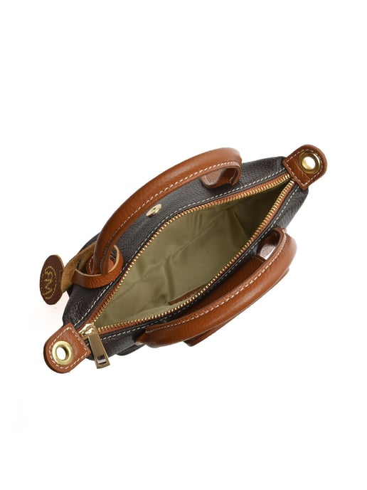 Roberta M Chestnut Brown Leather Bag - Image 4