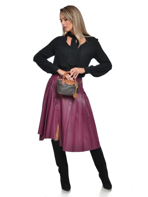 Roberta M Chestnut Brown Leather Bag - Image 5