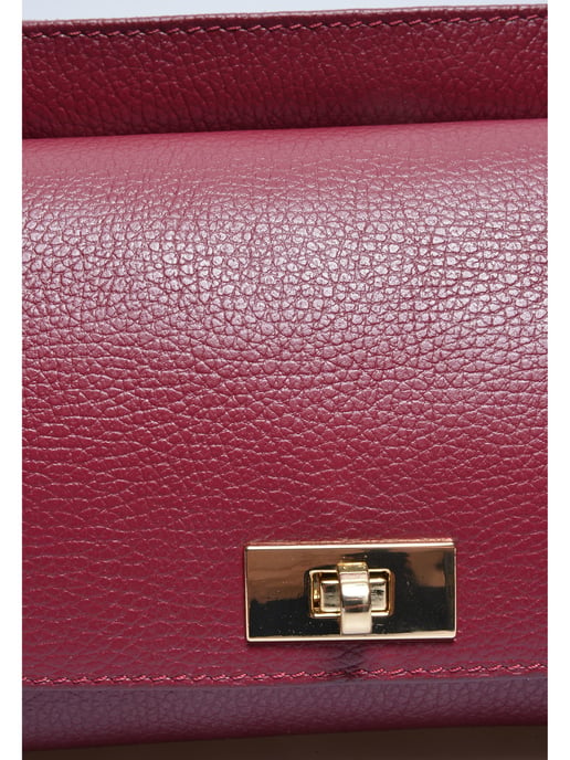 Luisa Vannini BORDEAUX Rundleer Tas - Image 3