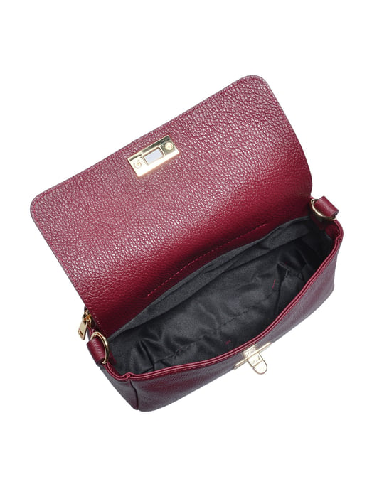 Luisa Vannini BORDEAUX Rundleer Tas - Image 4