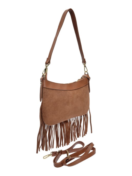 Anna Luchini Brown Cowhide Leather Bag - Image 2