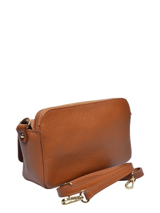 Luisa Vannini COGNAC Rundleer Tas - Image 2