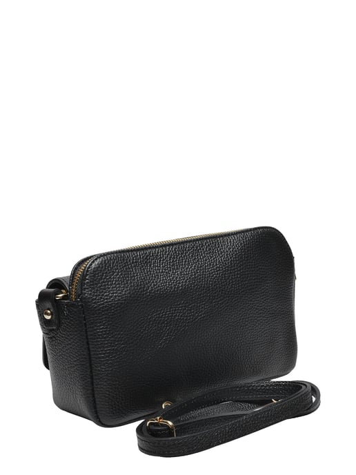 Luisa Vannini ZWART Rundleer Tas - Image 2