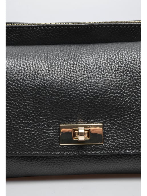 Luisa Vannini ZWART Rundleer Tas - Image 3