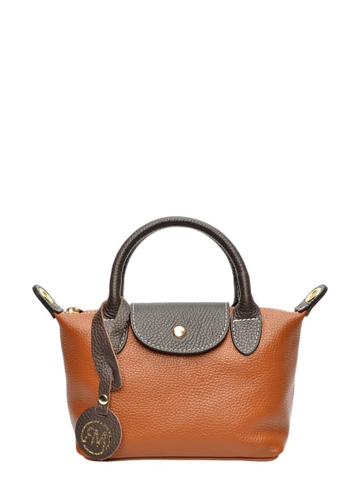 Roberta M Brown Cowhide Leather Bag - Image 1