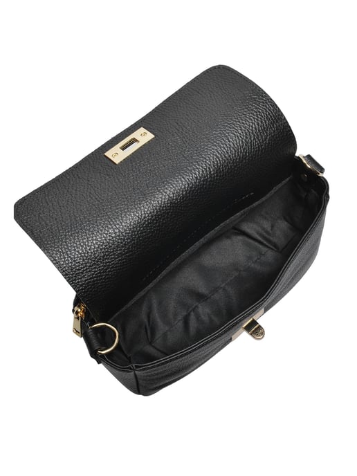Luisa Vannini ZWART Rundleer Tas - Image 4