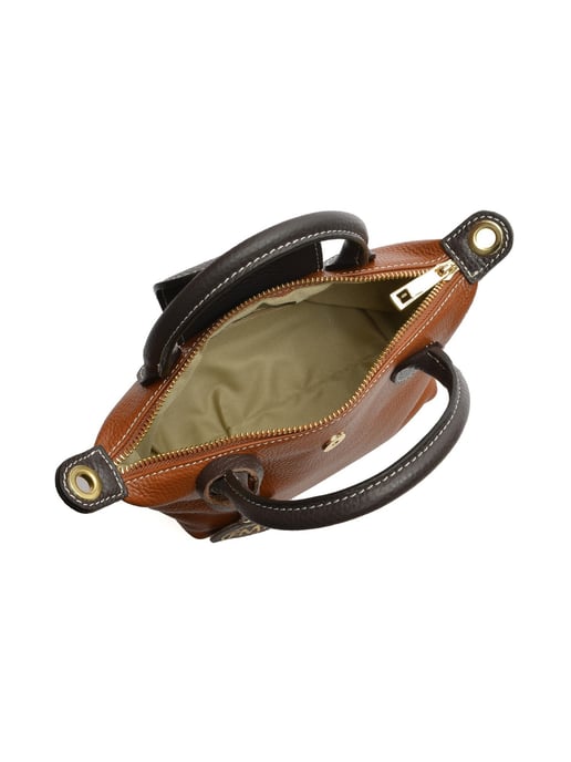Roberta M Brown Cowhide Leather Bag - Image 4