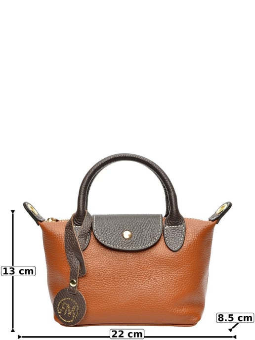 Roberta M Brown Cowhide Leather Bag - Image 6