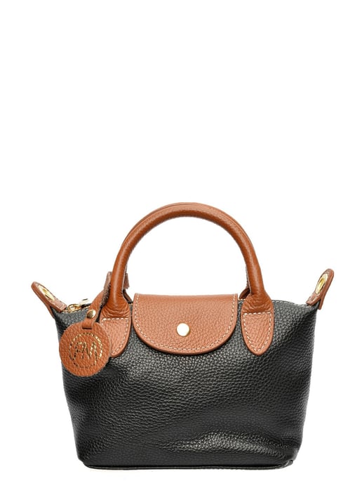Roberta M Black Cowhide Leather Bag - Image 1