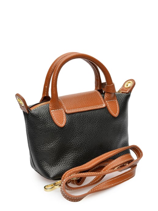 Roberta M Black Cowhide Leather Bag - Image 2