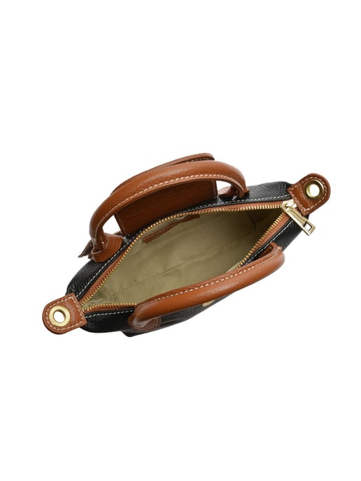 Roberta M Black Cowhide Leather Bag - Image 4