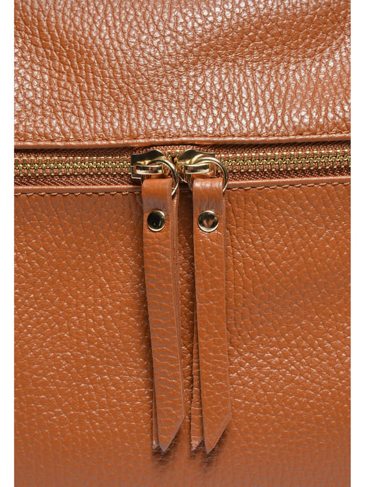 Luisa Vannini COGNAC Rundleer Tas - Image 3