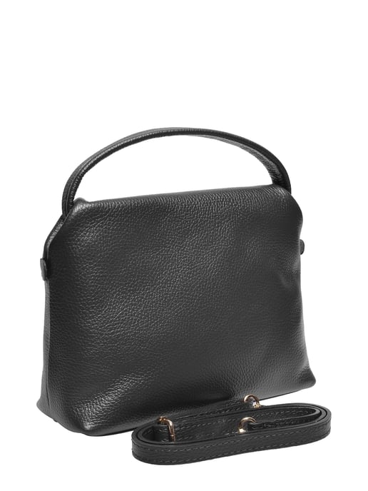 Luisa Vannini ZWART Rundleer Tas - Image 2