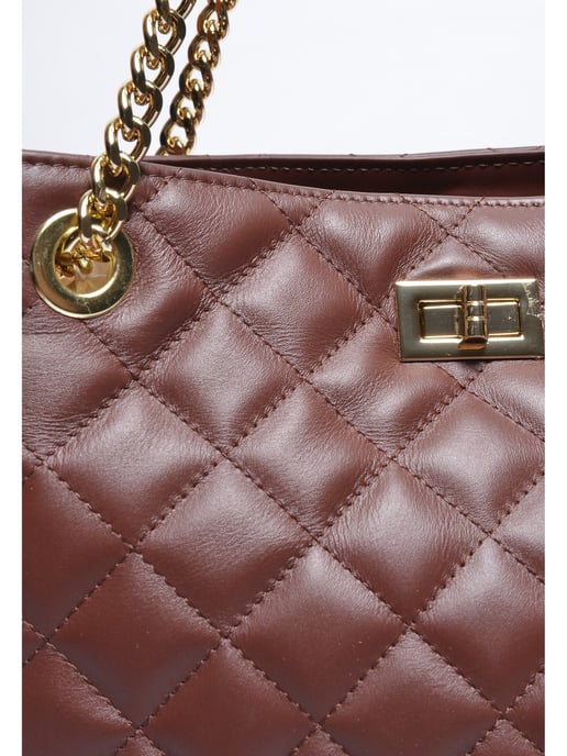 Isabella Rhea Bordeauxrood Rundleer Tas - Image 3