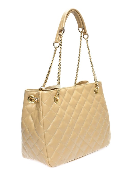 Isabella Rhea Beige Rundleer Tas - Image 2