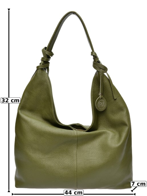 Roberta M Groen Rundleer Tas - Image 6