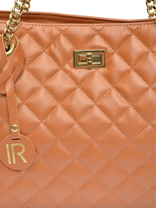 Isabella Rhea Brown Rundleer Tas - Image 3