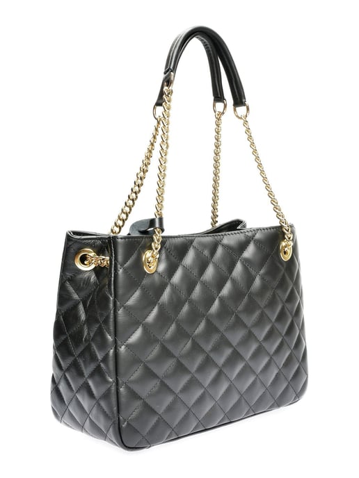 Isabella Rhea Zwart Rundleer Tas - Image 2