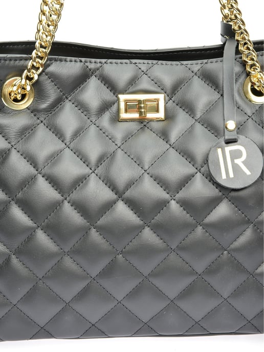Isabella Rhea Zwart Rundleer Tas - Image 3