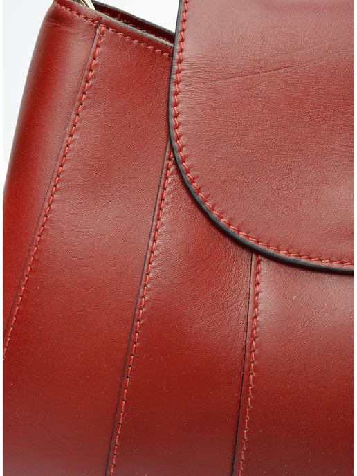 Isabella Rhea Red Cowhide Leather Bag - Image 3