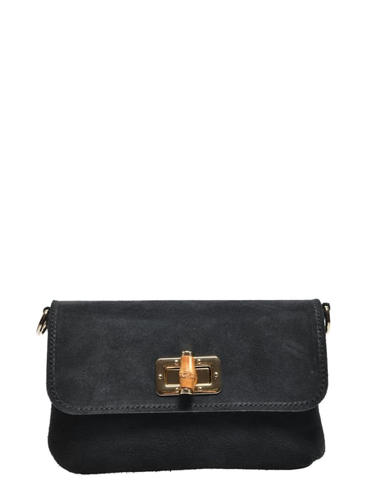 Luisa Vannini ZWART Rundleer Tas - Image 1