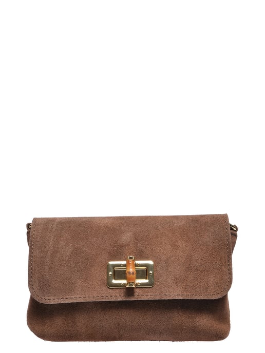 Luisa Vannini BROWN Rundleer Tas - Image 1