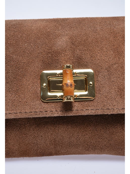 Luisa Vannini BROWN Rundleer Tas - Image 3