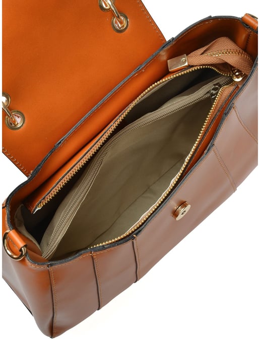 Isabella Rhea Brown Cowhide Leather Bag - Image 4