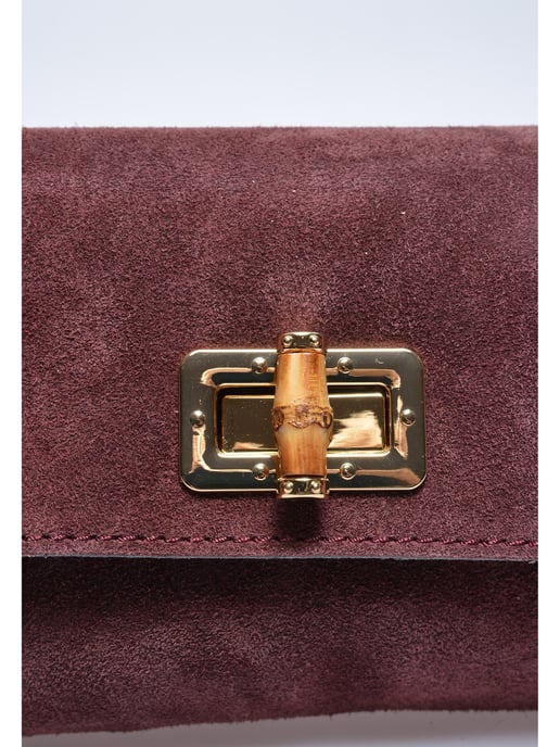 Luisa Vannini BORDEAUX Rundleer Tas - Image 3