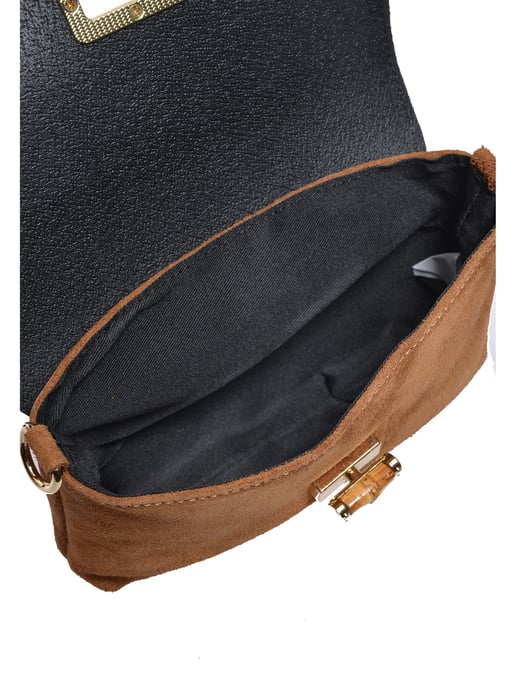 Luisa Vannini COGNAC Rundleer Tas - Image 4