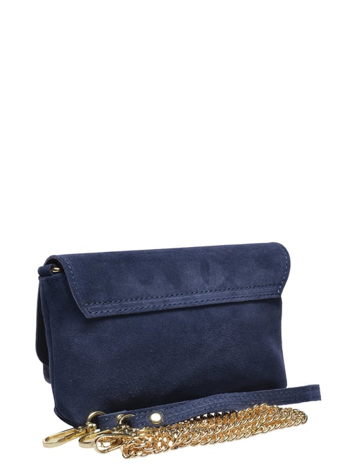 Luisa Vannini BLAUW Rundleer Tas - Image 2