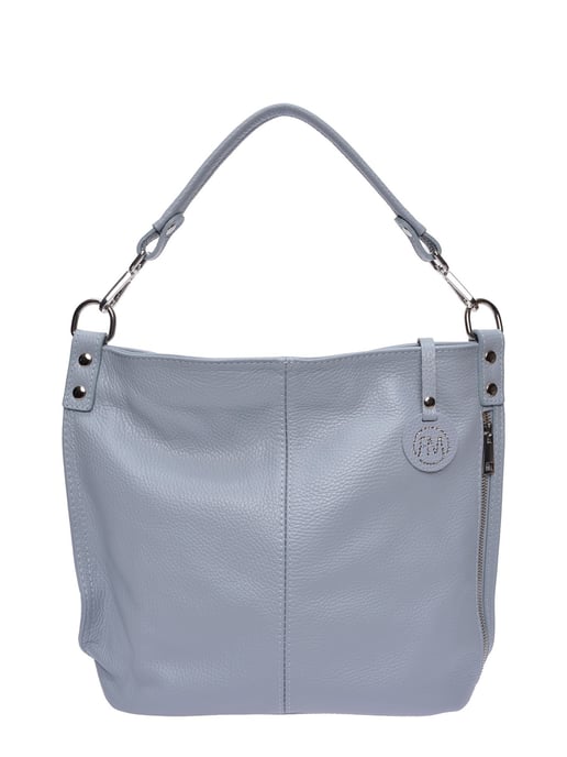 Roberta M Turquoise Cowhide Leather Bag - Image 1