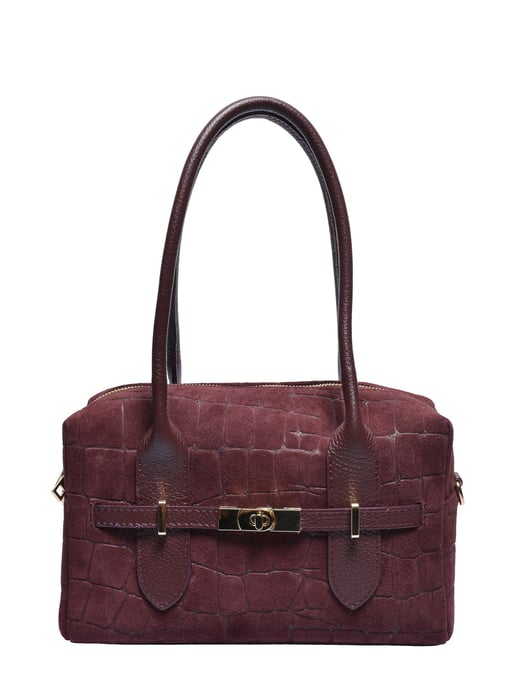 Luisa Vannini BORDEAUX Rundleer Tas - Image 1