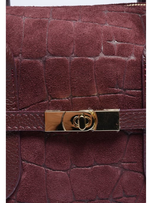 Luisa Vannini BORDEAUX Rundleer Tas - Image 3