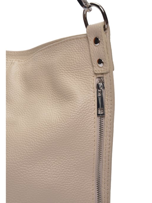 Roberta M Beige Cowhide Leather Bag - Image 3