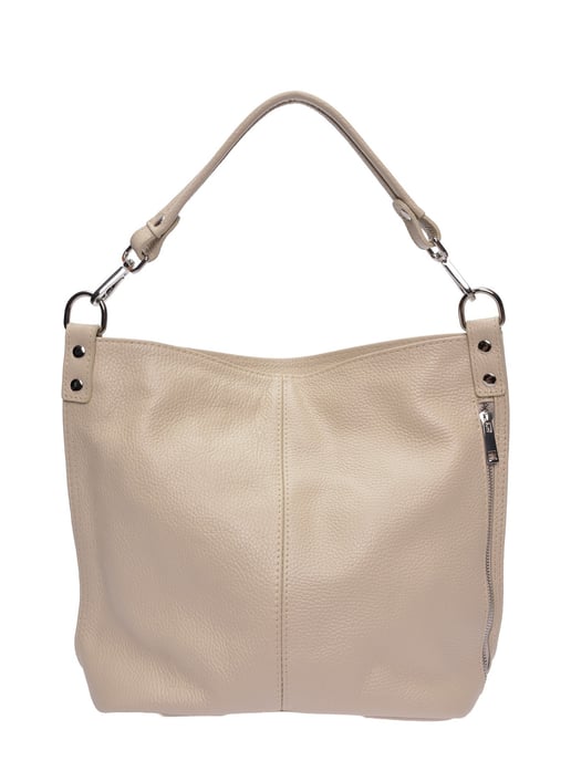 Roberta M Beige Cowhide Leather Bag - Image 6