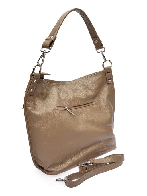 Roberta M Beige Cowhide Leather Bag - Image 2