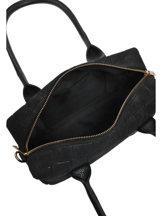 Luisa Vannini ZWART Rundleer Tas - Image 4