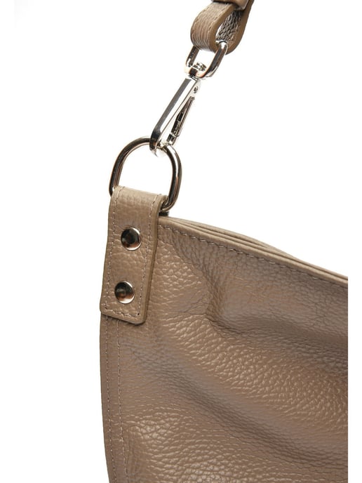 Roberta M Beige Cowhide Leather Bag - Image 3